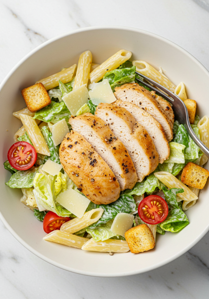 Chicken Caesar Pasta Salad