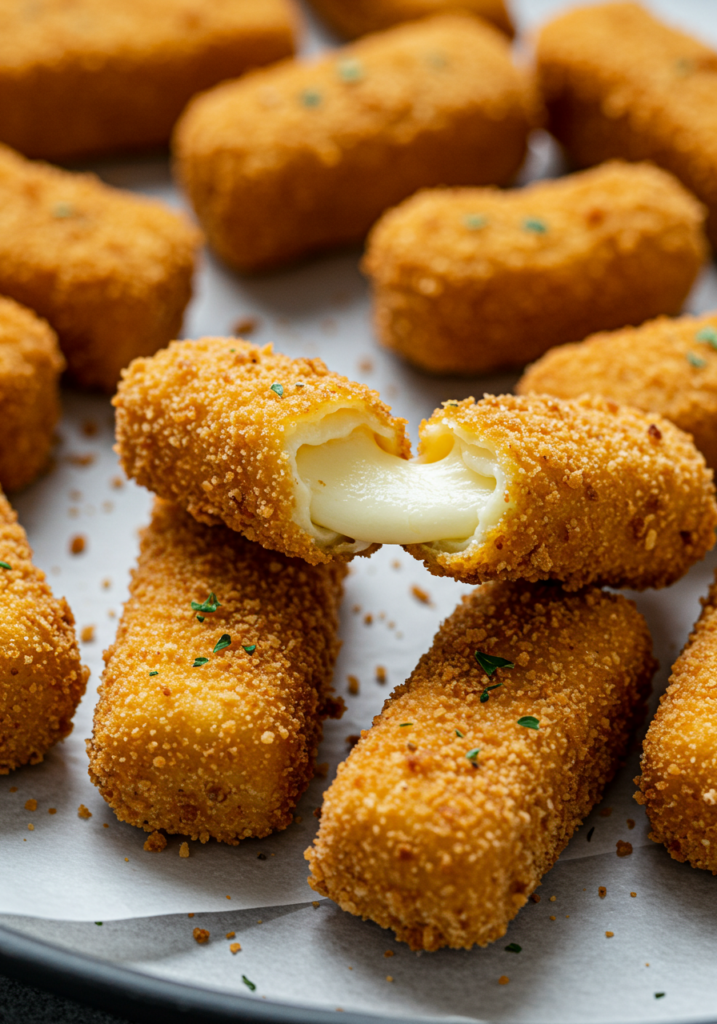 Crispy Fried Mozzarella Cheese Bites