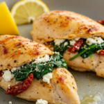 Mediterranean Stuffed Chicken Breasts