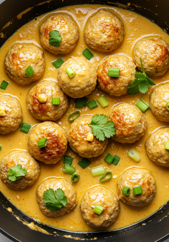 Coconut Chicken Meatballs