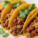 Crispy Baked Ground Beef Tacos