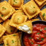 Fried Ravioli with Marinara Dipping Sauce