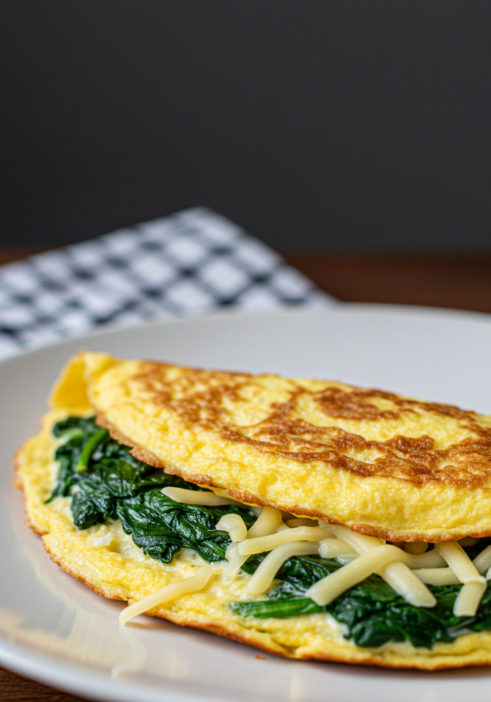 Spinach & Cheese Omelette