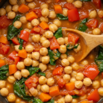 Healthy One Pot Tomato and Chickpea Stew