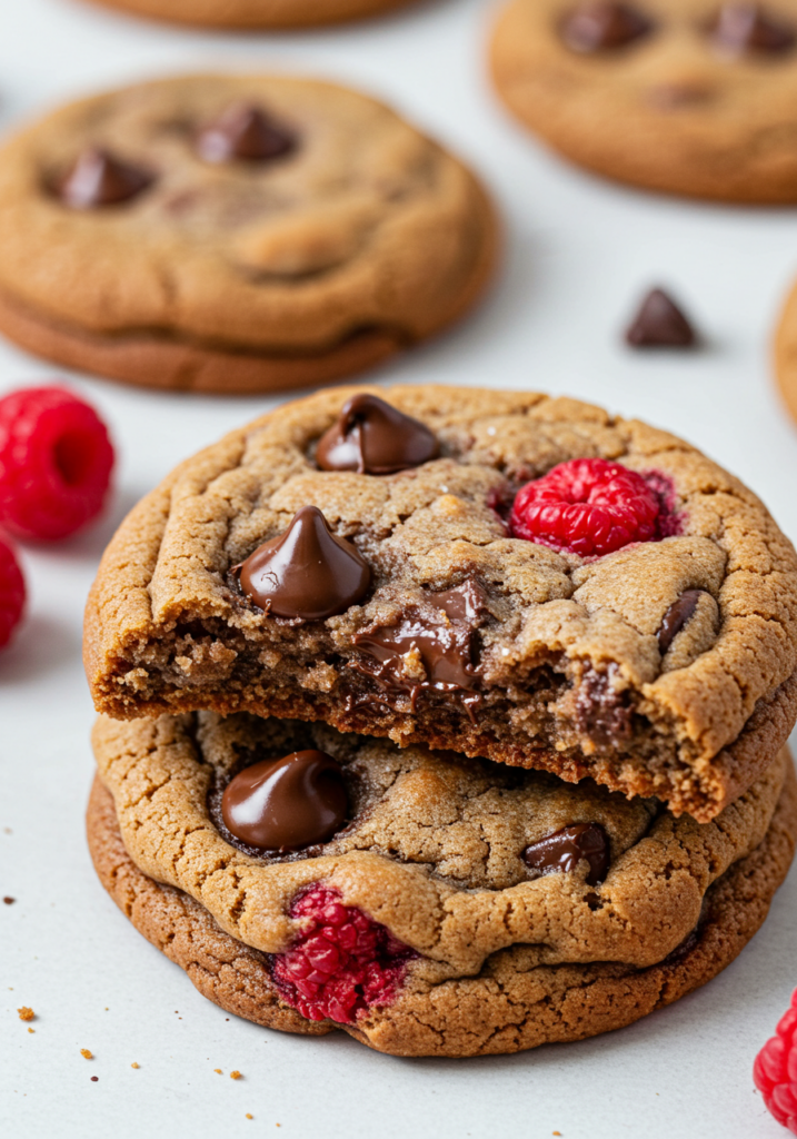 Raspberry Chocolate Chip Cookies