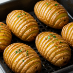 Air Fryer Hasselback Potatoes