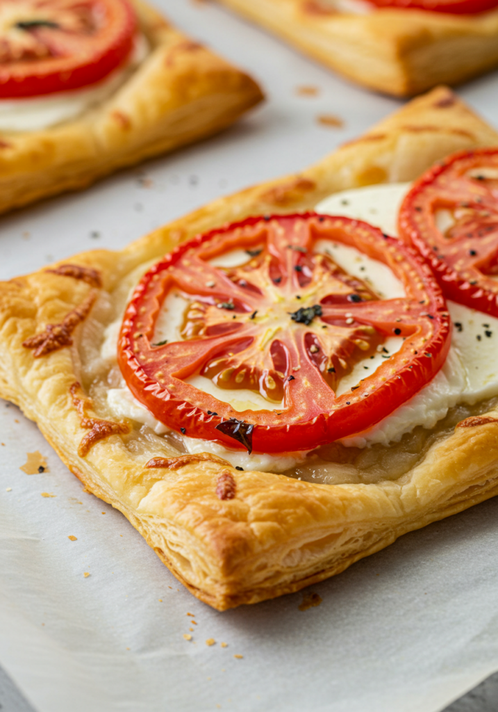 Tomato Tartlets with Puff Pastry