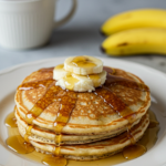 Fluffy Brown Sugar Banana Pancakes