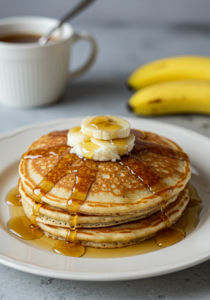 Fluffy Brown Sugar Banana Pancakes