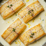 Baked Cod in Coconut Lemon Cream