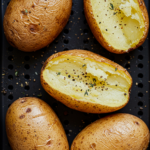 Air fryer baked potatoes