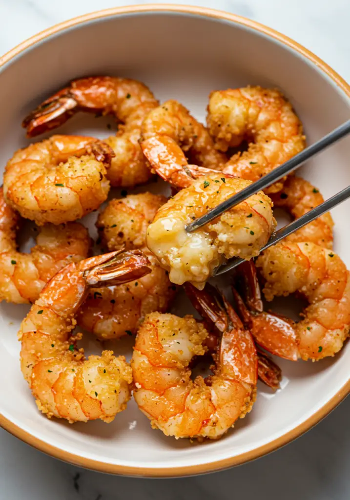 Hot Honey Lemon Pepper Crispy Shrimp