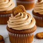 Moist and creamy Biscoff cupcakes