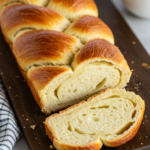 Tender Braided Brioche Bread