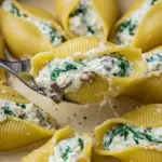 Creamy Garlic Mushroom Stuffed Shells