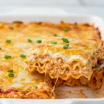 Buffalo Chicken Lasagna with a Ranch Twist