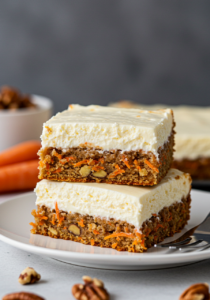 Carrot Cake Cheesecake Bars