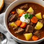 Traditional German Goulash Soup