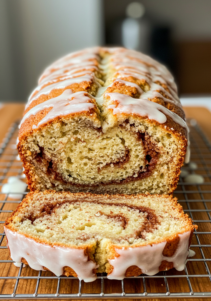 Cream Cheese Cinnamon Swirl Banana Bread