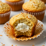 coconut and pineapple cottage cheese muffins