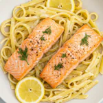 Lemon Dill Salmon Pasta